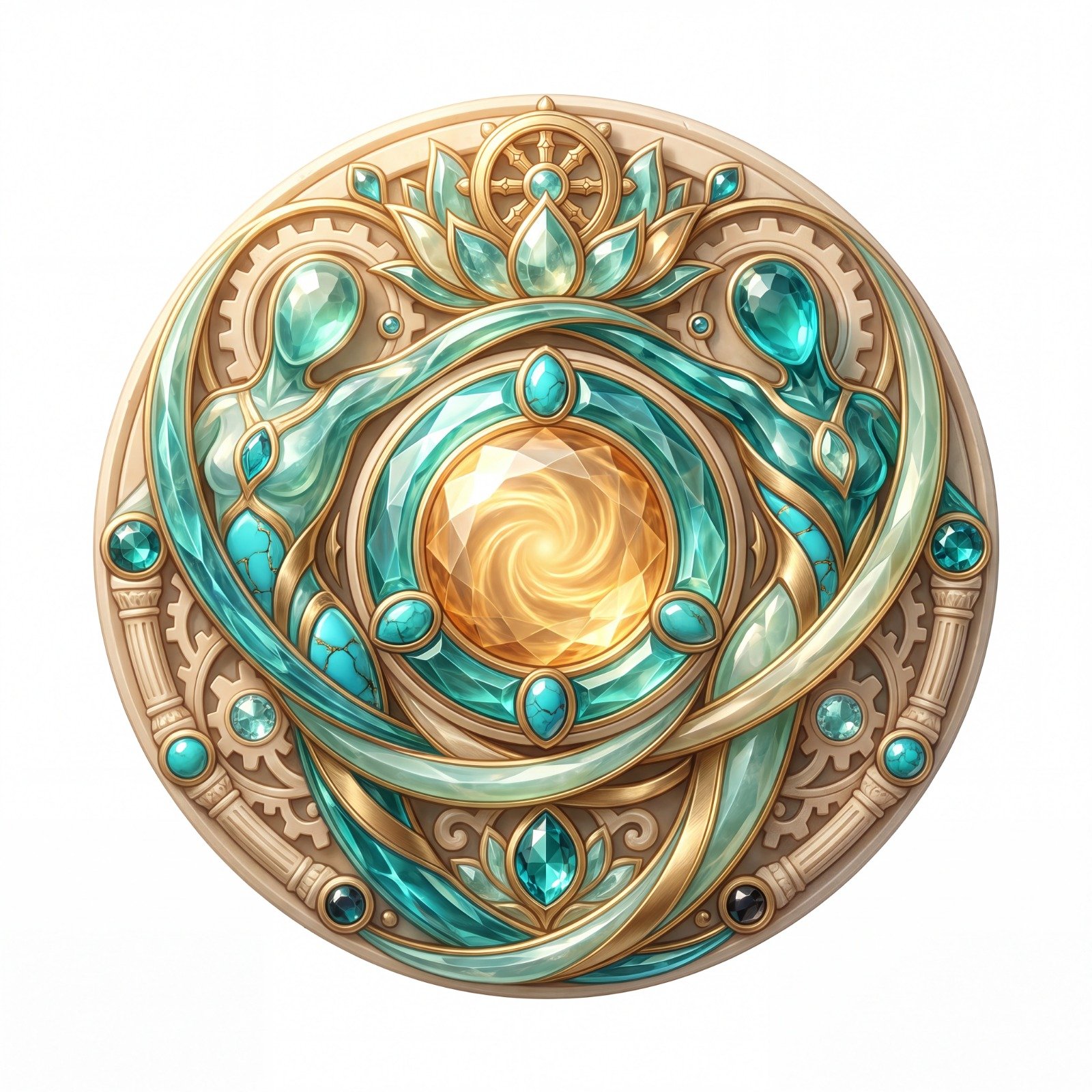 Community pillar medallion